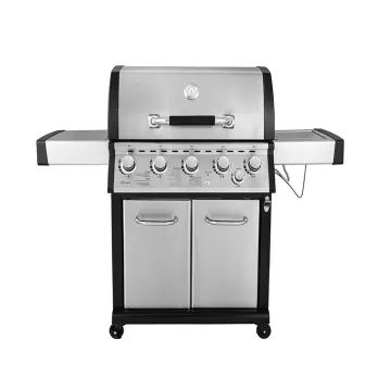 Independent Cast Iron Cooking Grill Commercial Outdoor Stainless Steel Bbq Gas Grill
