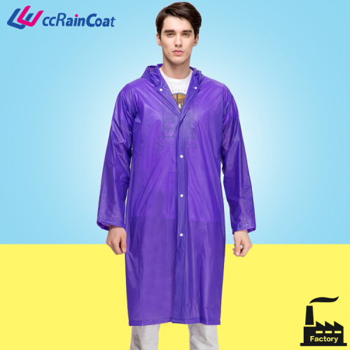 Transparent plasctic hot-sale PVC raincoat man / woman