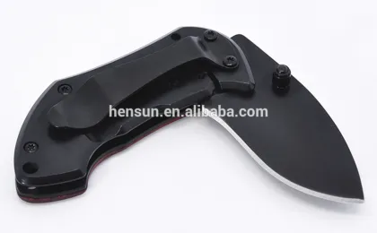 Mini Black Handle Folding Pocket Knives