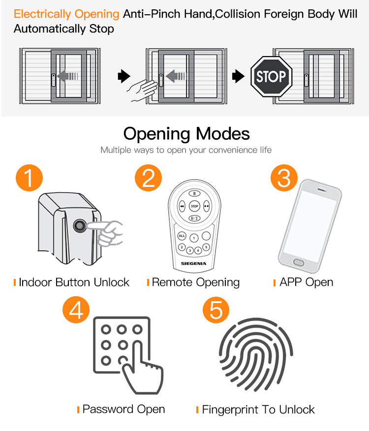 Aluminum sliding doors