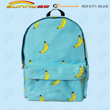 2014 floral canvas backpack