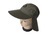 sun cap with back flap