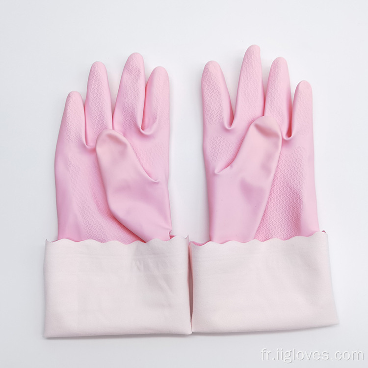 Gants de mélange ménage de nettoyage de cuisine rose gants ménagers
