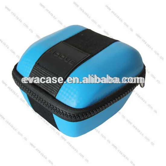 PU watch case of custom eva watch bag with zipper and custom logo of waterproof eva watch box with eva foam inserts
