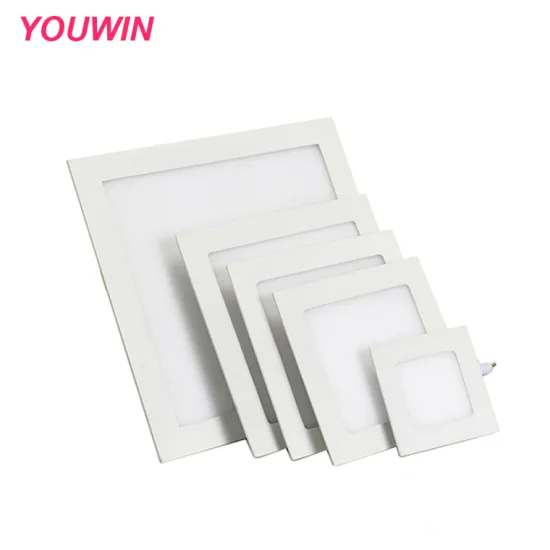 YOUWIN Modern Aluminum LED Panel Light - Ultra-Thin with Isolated Driver (6000K/6500K) - 3W/9W/18W for Home and Office