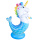 Unicorn Inflatable Sprinkler for Kids Outdoor Spray Toys