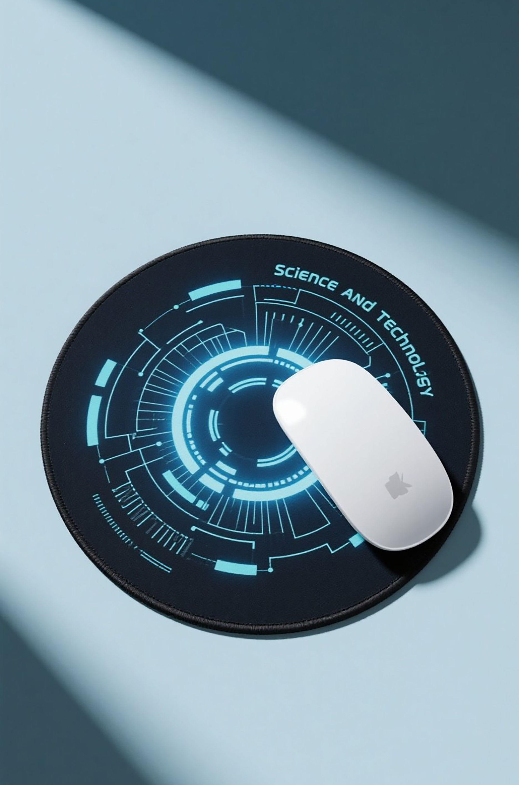 Almofada de mouse redonda personalizada