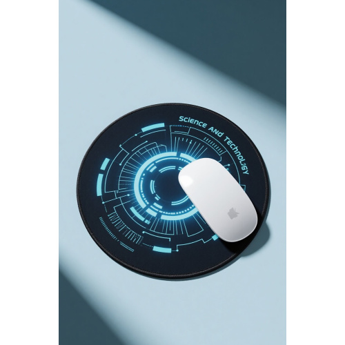 Almofada de mouse redonda personalizada