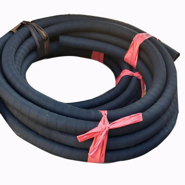 5-inch & 4-inch Reinforced Water-Absorbing Flexible Rubber Hose Pipe: Ideal for Cement Discharge and Suction Applications