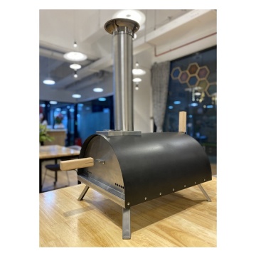 Hot Sale Portable Mini Pellet Charcoal BBQ Grills Pizza Oven Black Dome Wood Pallet Outdoor Pizza Oven