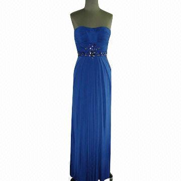 Elegant Evening Dress with Bead