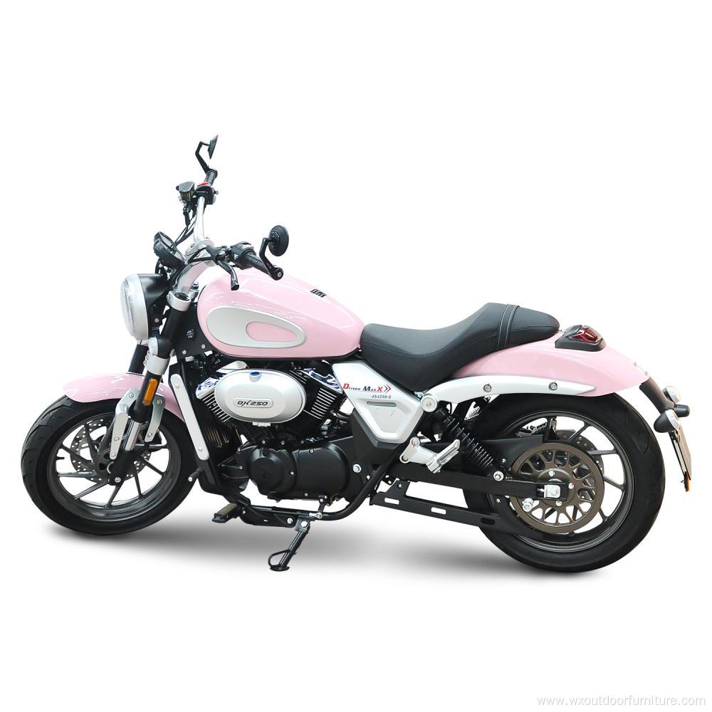 Chinese new lady motorcycle pink racing motorcycles two-cylinder four-stroke water-cooled 250cc