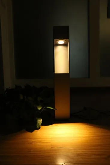 2015 die-casting aluminium 6W LED outdoor bollard light garden IP65