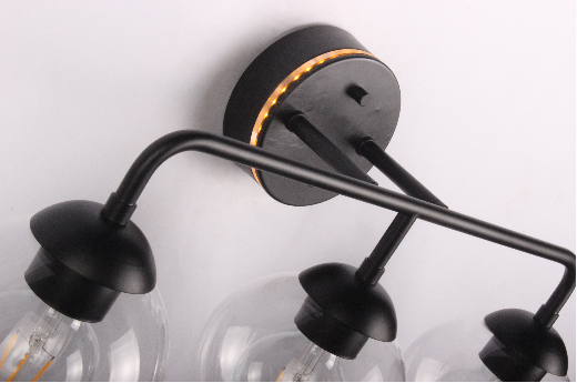 bathroom light fixtures, black