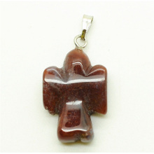 Shape Red Jasper pendant