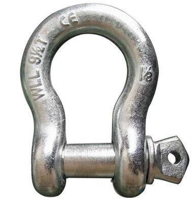 U Type Drop Forged Alloy Steel Hardware Shackle