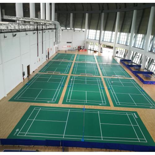 Pavimento in pvc per campo da badminton confermato BWF di alta qualità