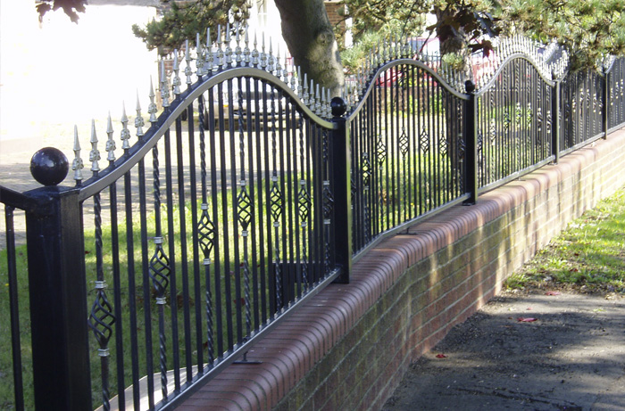 wrought iron fence panels