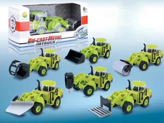 DIE CAST PULL BACK FARMER CAR