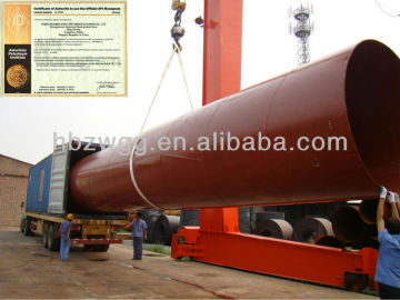 Hydropower plant steel pipe penstock