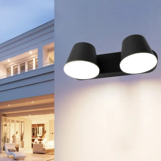 Single Double Heads Rotatable Outdoor LED Wall Light