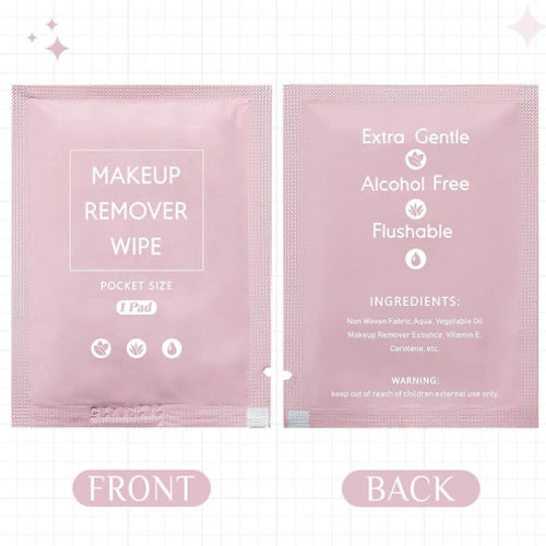 Toallitas desmaquillantes personalizadas de una sola pieza