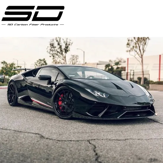 10-16 Style Carbon Fiber Hood Bonnet Body Kit for Lamborghini Huracan LP580/LP610