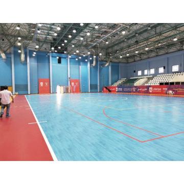 Professionele PVC Futsal Floor Interlocking Futsal Tiles voor Sport -vloer voor binnenshuis