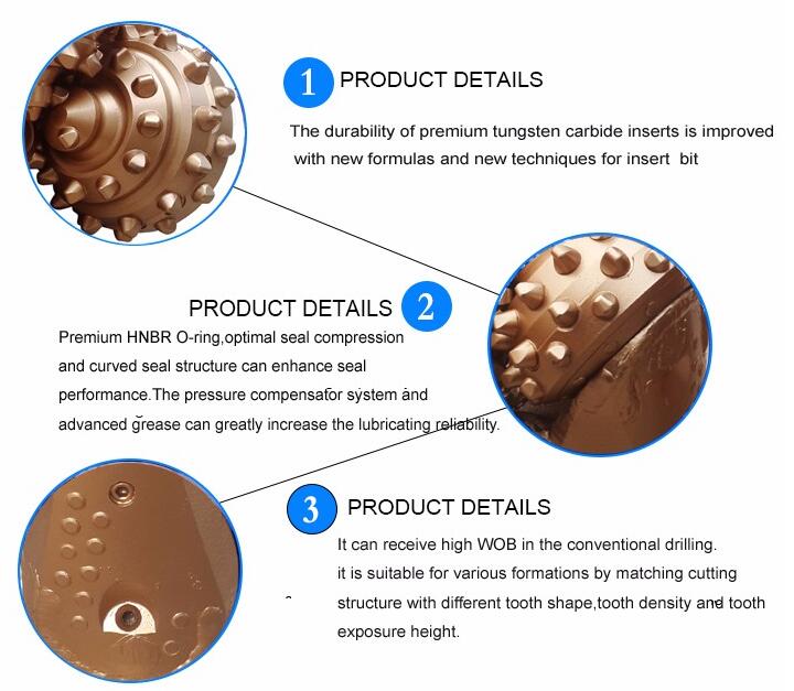 tci tricone button bit