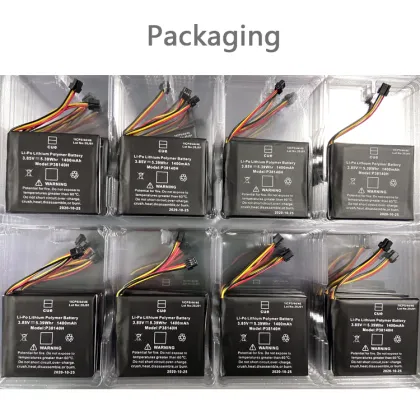 3.85V1400mAh 38140 Rechargeable Li-Po battery