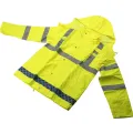 Safety Outerwear Reflective Raincoat