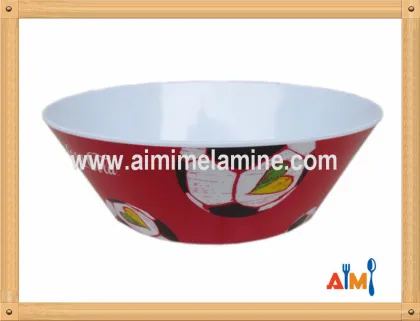 Plastic Melamine ice cream bowl