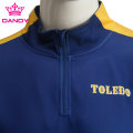 Navy blue half zip sweatsuit