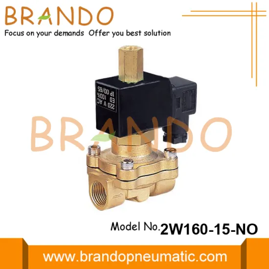 1/2'' Normally Open Water Brass Solenoid Valve 24V