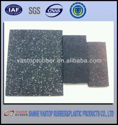 Colored EPDM rubber tiles