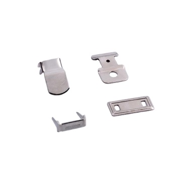4-Piece Sew-on Nickel Hook and Bar Fastener Set for Trousers, Skirts, and Pants - BM10015