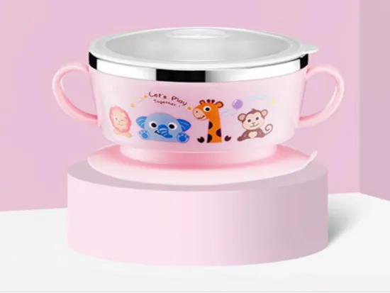 304 stainless steel baby ear handle rice bowl