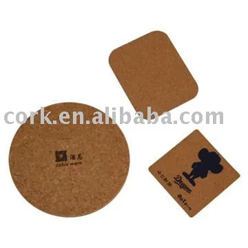 China sale eco-friendly cork coaster/ anti-slip/ heat-insulation/cork cup coaster