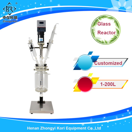 Chemical Glass Reactor 100L