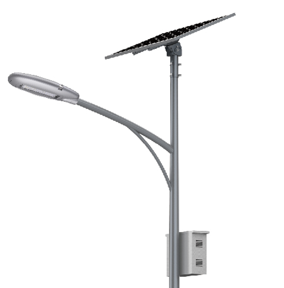 battery hang on the pole styel solar street light