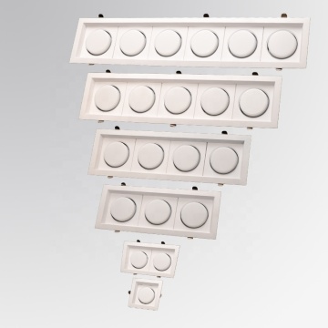 ERDU Square LED Downlight Recessed GX53 Bulb Spotlight
