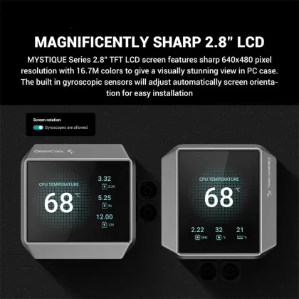 Deepcool MYSTIQUE 360 LCD CPU Water Cooling Fan