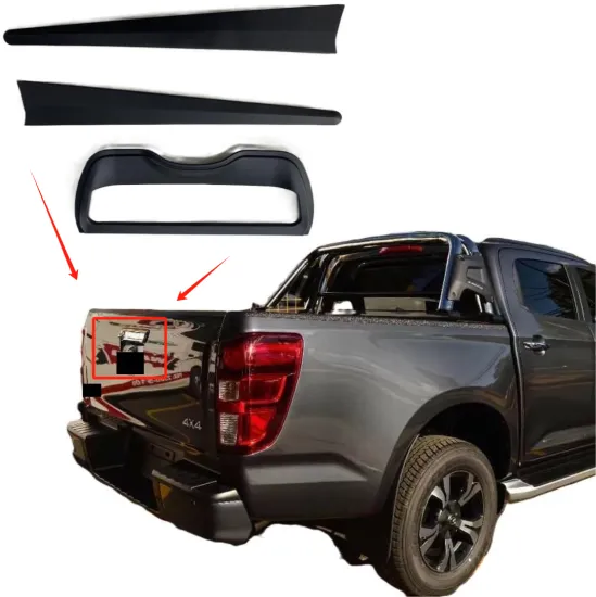 Matte Black 4x4 Car Exterior Cover Trim for BT50 BT-50 2021+ Rear Door and Back Gate Guard