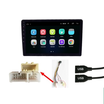 10 Inch Double DIN Android Car Radio with CarPlay and Touch Screen