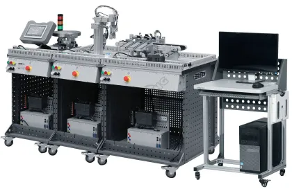 ADIKERS Vocational Mechatronics Training Kit: PLC Training Equipment for Mechatronics Labs