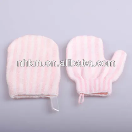 Nylon body massage glove