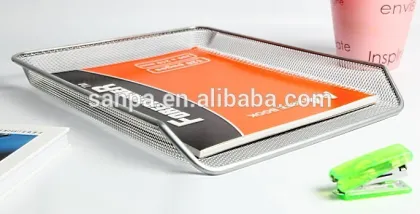 High Quality Metal Mesh Office File Tray