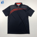 white orange stripes black golf polo shirts