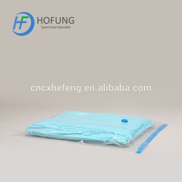 Folding vacuum storage bag for foam mattress