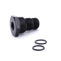 Black aluminum Automotive Oil Filte thread connector